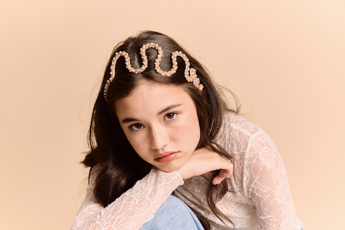 Sculpted Beaded Ribbon Headband