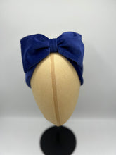 Load image into Gallery viewer, Blue Big Bow Headband
