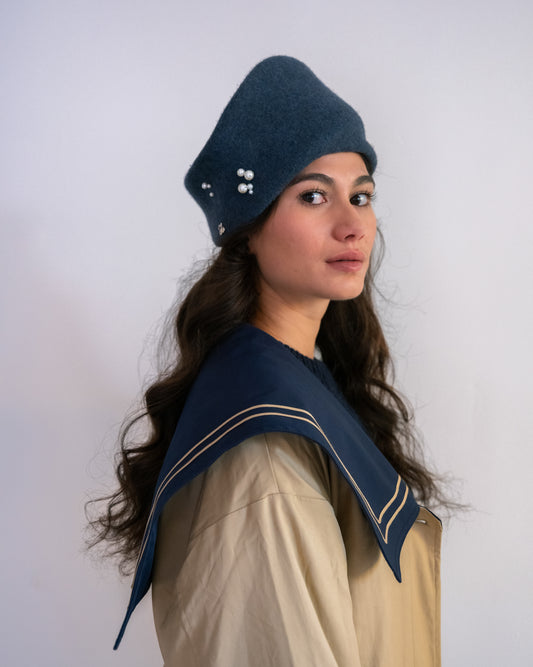 Denim Beret
