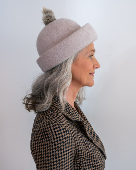 Crescent Moon Bowler Hat