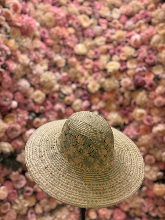 Patterned straw Hat