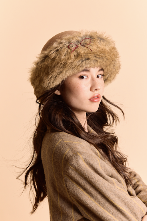 Fur Bowler Hat