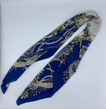 Load image into Gallery viewer, Vintage Silk Scarf : Pearls
