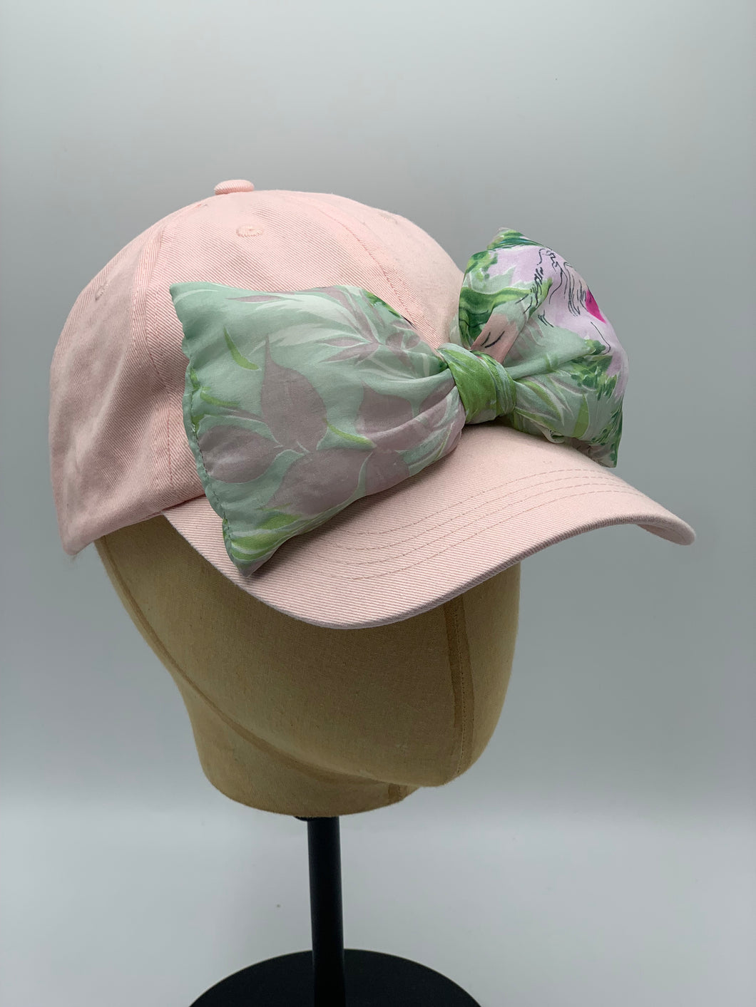 Upcycled Bow Cap