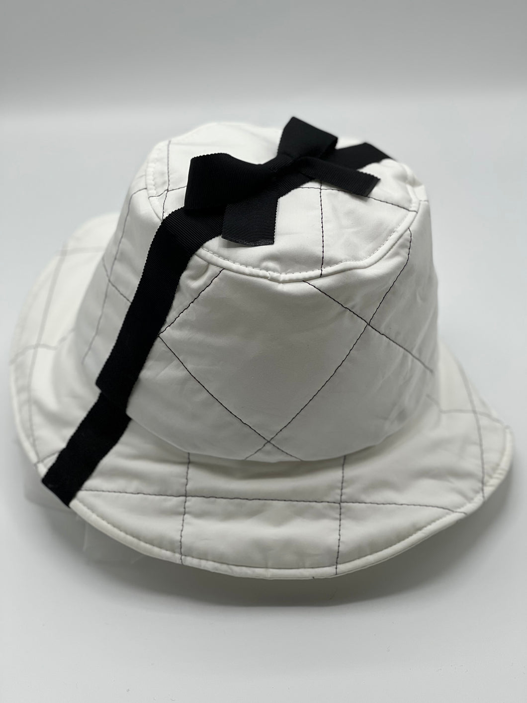 Black Bow Bucket Hat