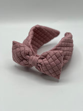 Load image into Gallery viewer, Quilted Bow Headband
